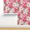 Garden Floral Magnolia Botanical Large Scale Flowers Summer Spring Preppy Custom Removable Wallpaper by Spoonflower Peel & Stick Wallpaper 2FT Wide